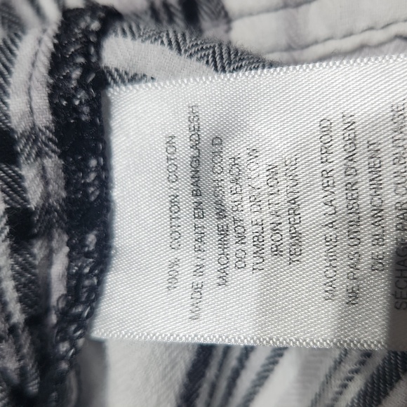 [S] HARLOW Plaid cropped hoodie top - Picture 6 of 8